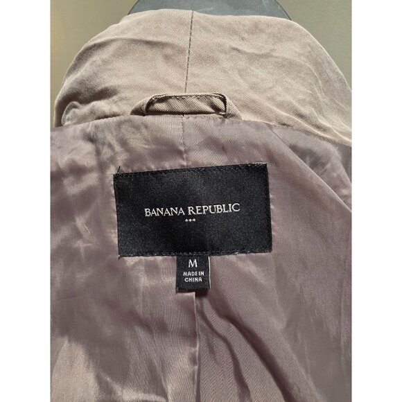 Draped Shawl Collar Taupe Open-Front Long Sleeve Jacket - Picture 9 of 12